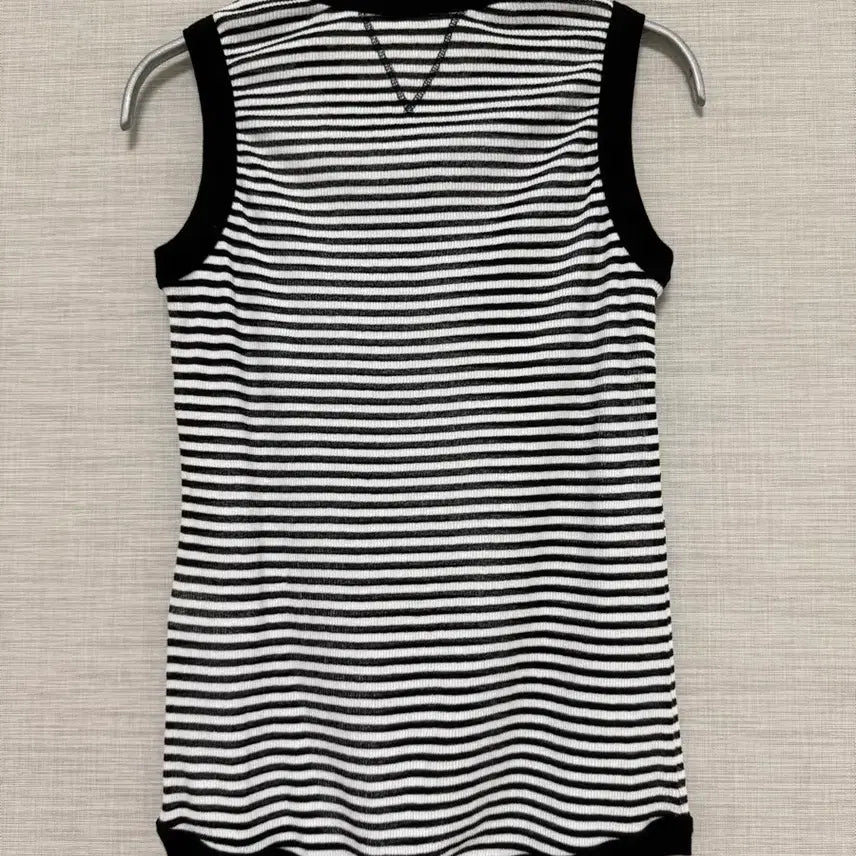 [BUNJANG] System Striped Ribbed Tank Top / 한섬 시스템 스트라이프 골지 나시 F