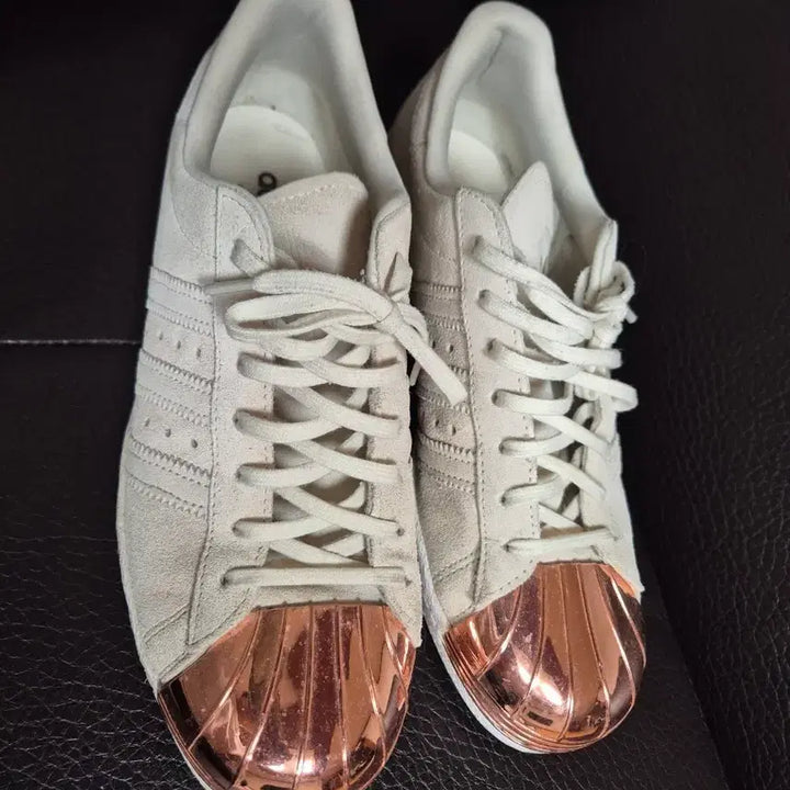 [BUNJANG] Adidas Superstar Ivory Rose Gold (265) / 아디다스 슈퍼스타 아이보리 / 로즈골드