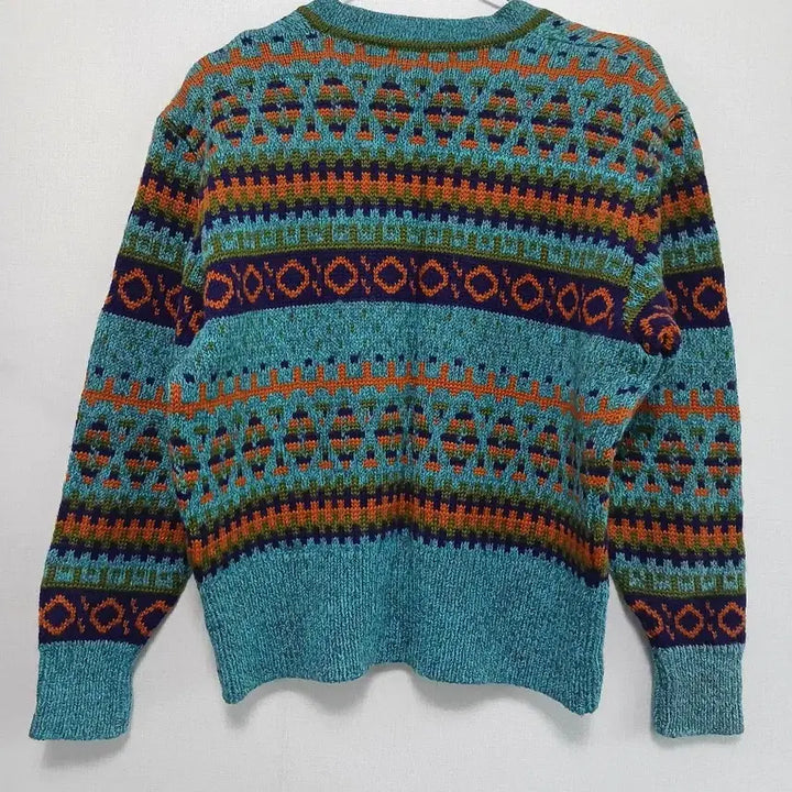 [BUNJANG] miemac Pattern V-Neck Cardigan / miemac 패턴 브이넥 가디건