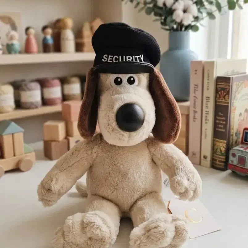 [BUNJANG] Wallace &amp; Gromit Gromit Pilot/Sheriff Plush Keychain New / 월레스와 그로밋 조종사 보안관 인형 키링 26cm새상품