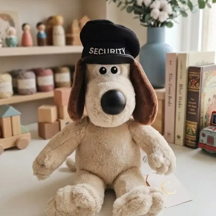 [BUNJANG] Wallace &amp; Gromit Gromit Pilot/Sheriff Plush Keychain New / 월레스와 그로밋 조종사 보안관 인형 키링 26cm새상품