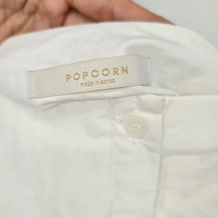[BUNJANG] POPCORN White Frill Layered Camisole Blouse / (새상품) 레이어드 화이트 프릴 끈나시 블라우스