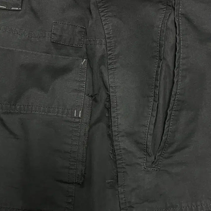 [BUNJANG] Politeureu 6-Cut 1/2 Work Pants Black / [3]폴리테루 6컷 1/2워크팬츠 블랙