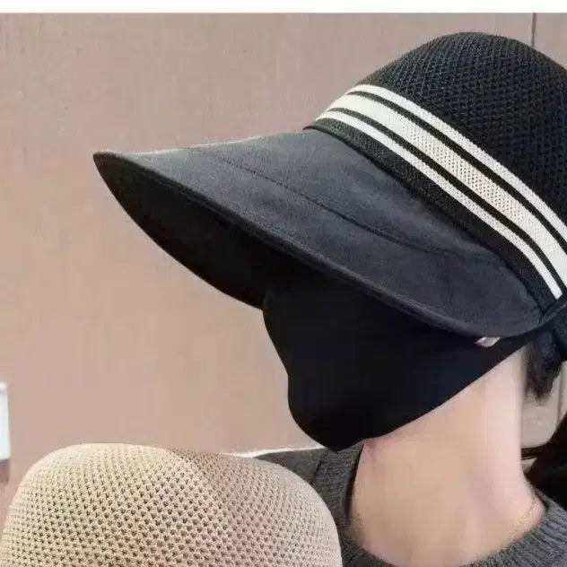 [BUNJANG] Sun Cap Mesh Hat - Black/Beige/Brown / 여름 썬캡 여성 메쉬 모자 블랙/베이지/브라운
