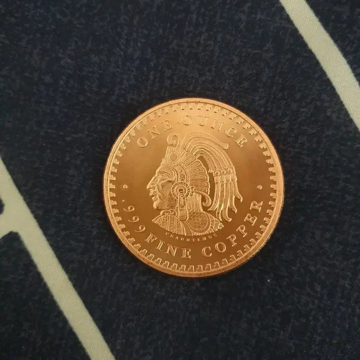 [BUNJANG] Aztec Copper Round 1 Ounce / 아즈텍 쿠퍼라운드 동화 (구리) 1온스