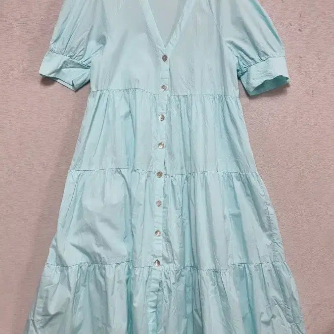 [BUNJANG] Zara V-Neck Long Dress / ㅡ자라 브이넥 롱원피스 여66 ㅡ0421