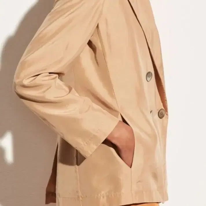 [BUNJANG] Vince 100% Silk Jacket / vince 빈스 실크100%쟈켓 0표기