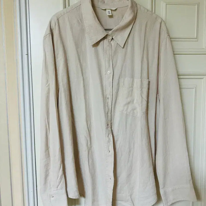 [BUNJANG] H&amp;M Linen Blend Shirt / (1)(마지막가격)(새상품)H&amp;M린넨블렌드 셔츠