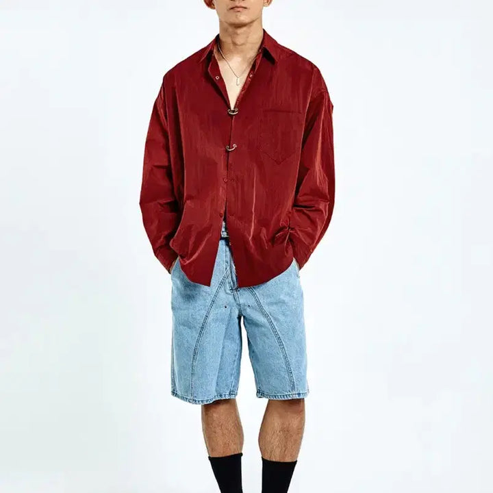 [BUNJANG] 51PERCENT Denim Bermuda Shorts / 51PERCENT 데님 버뮤다 팬츠 32-33 /남여공용
