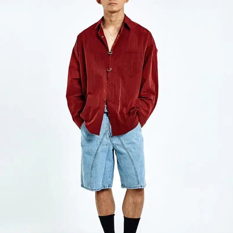 [BUNJANG] 51PERCENT Denim Bermuda Shorts / 51PERCENT 데님 버뮤다 팬츠 32-33 /남여공용