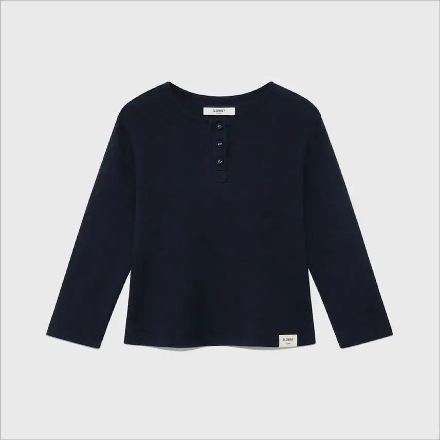 [SOLD OUT] 글로니 3/4 BUTTON FLY TEE (NAVY) S