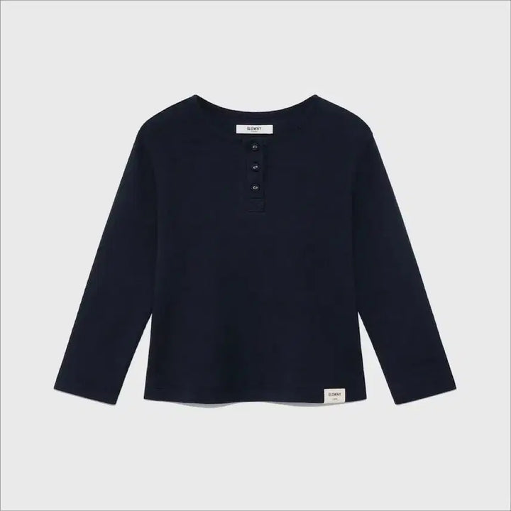 [SOLD OUT] 글로니 3/4 BUTTON FLY TEE (NAVY) S