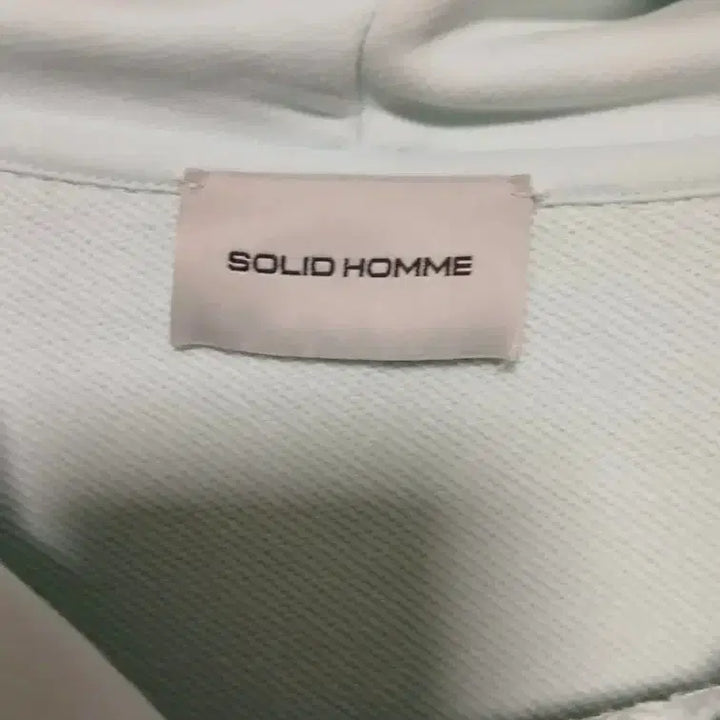 [BUNJANG] Solid Homme Mint Hoodie 50 Size / 솔리드옴므 민트색 후드티 50사이즈 105  일부얼룩 헤짐