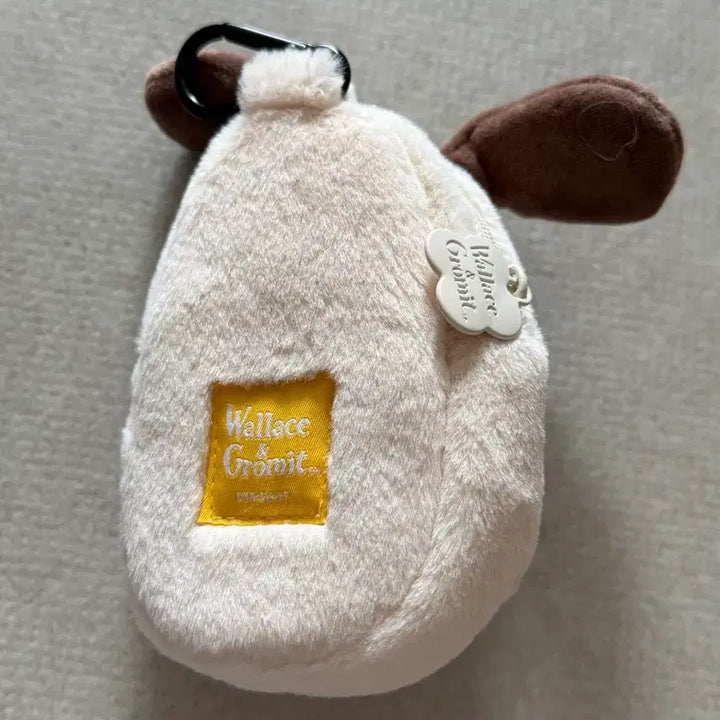 [BUNJANG] Wallace &amp; Gromit Gromit Face Pouch Keychain Accessory / 월레스와 그로밋 미니 얼굴 파우치 키링 소품