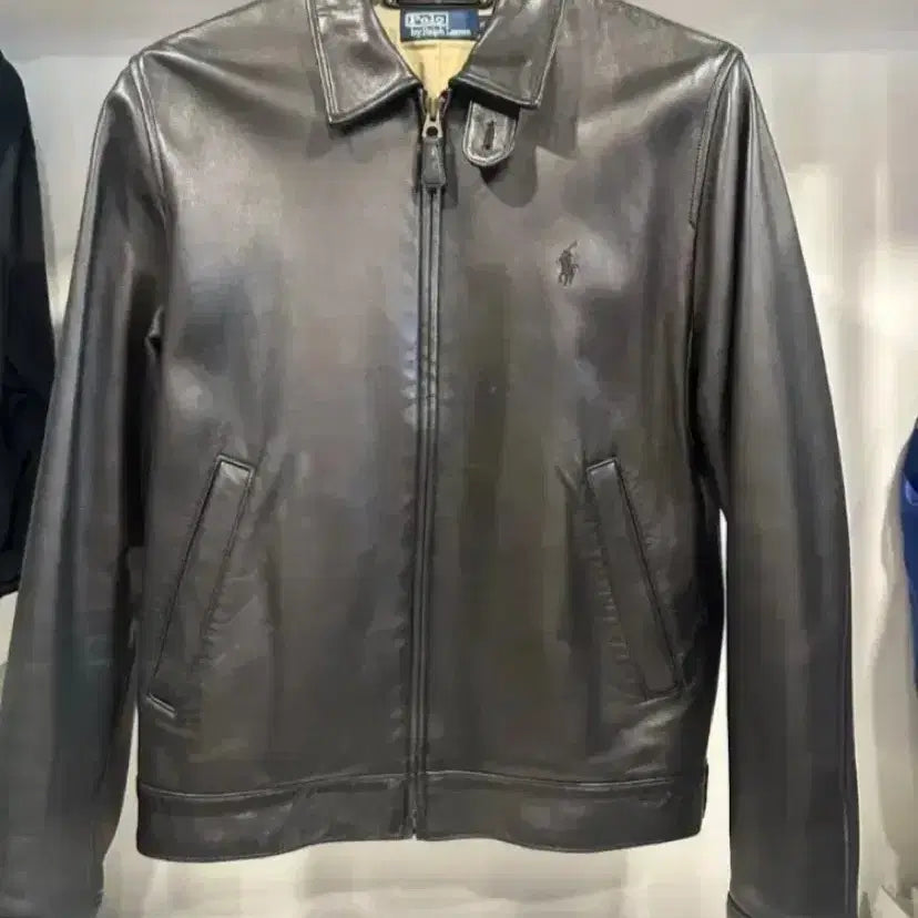 [BUNJANG] Polo Ralph Lauren Lambskin Maxwell Leather Jacket M / 마지막 할인: 폴로 램스킨 맥스웰 가죽 자켓 m