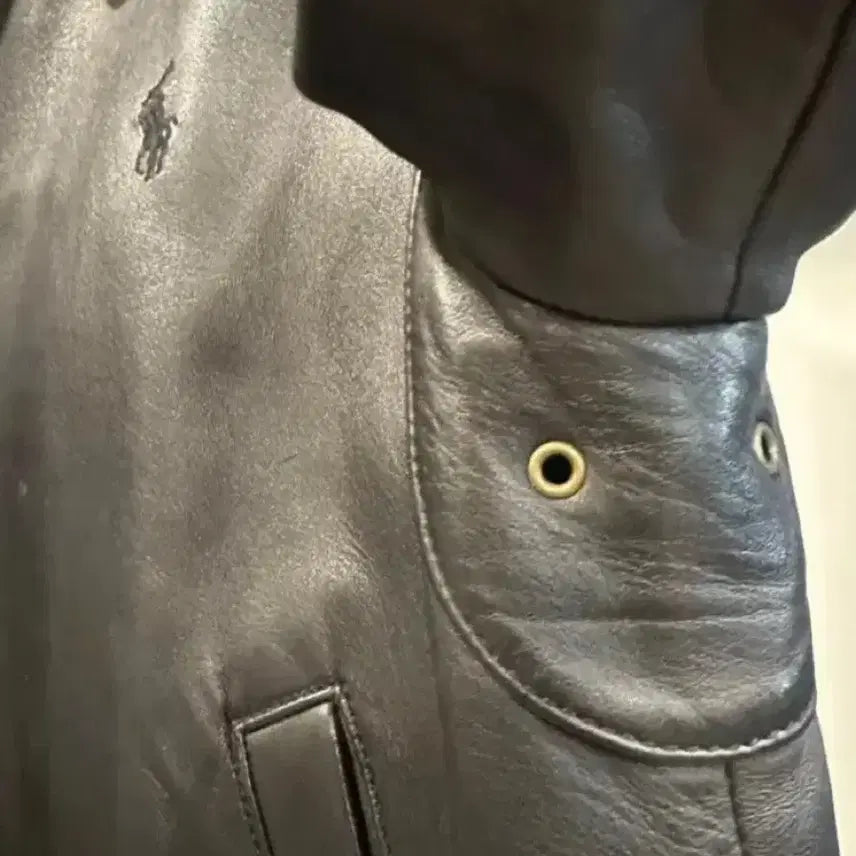 [BUNJANG] Polo Ralph Lauren Lambskin Maxwell Leather Jacket M / 마지막 할인: 폴로 램스킨 맥스웰 가죽 자켓 m
