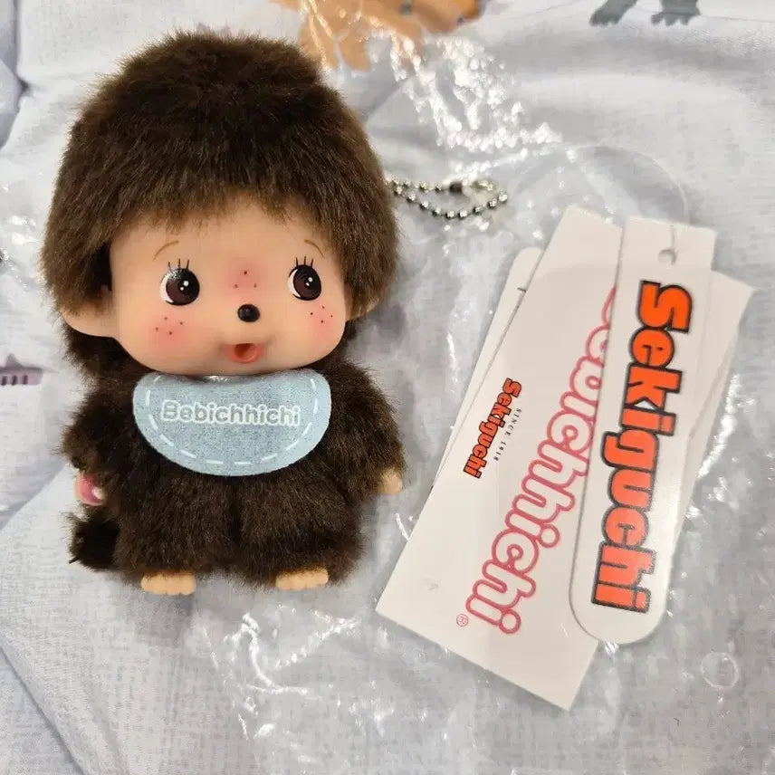 [BUNJANG] Monchhichi Bebichhichi Boy Keyring / 몬치치 베비치치 남아 키링 (새상품)