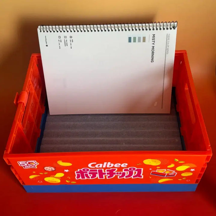 [BUNJANG] Calbee Jagalchi Potato Chips Snack Box / Calbee 가루비 자카리코 포테토칩 과자 컨테이너 접이식 BOX