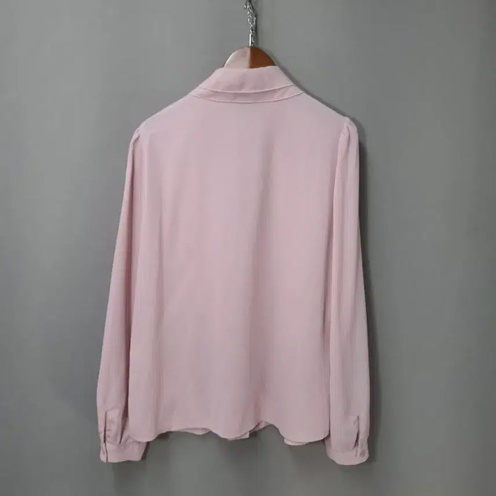 [BUNJANG] Pink Double Round Collar Blouse / 핑크색 이중 둥근 카라 블라우스