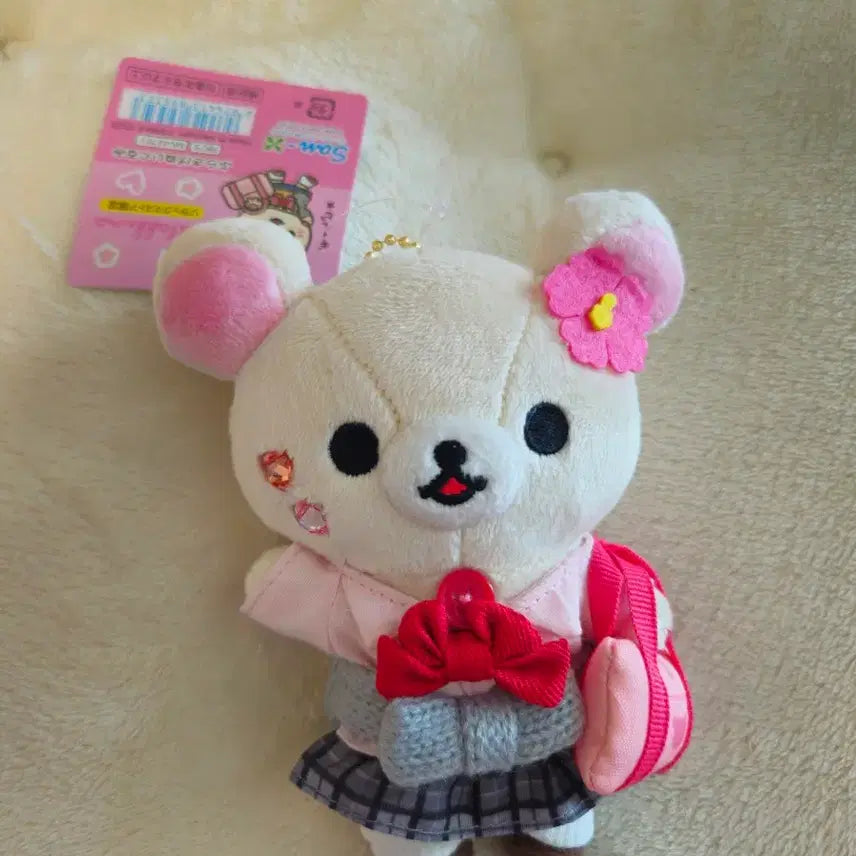 [BUNJANG] Korilakkuma Kogal School Uniform Mascot / 코리락쿠마  교복 마스코트 현물
