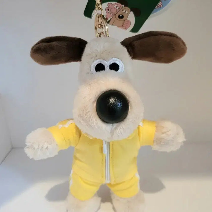 [BUNJANG] Wallace &amp; Gromit Gromit Plush Keychain New / 월레스와 그로밋 그로밋 인형 키링 새상품