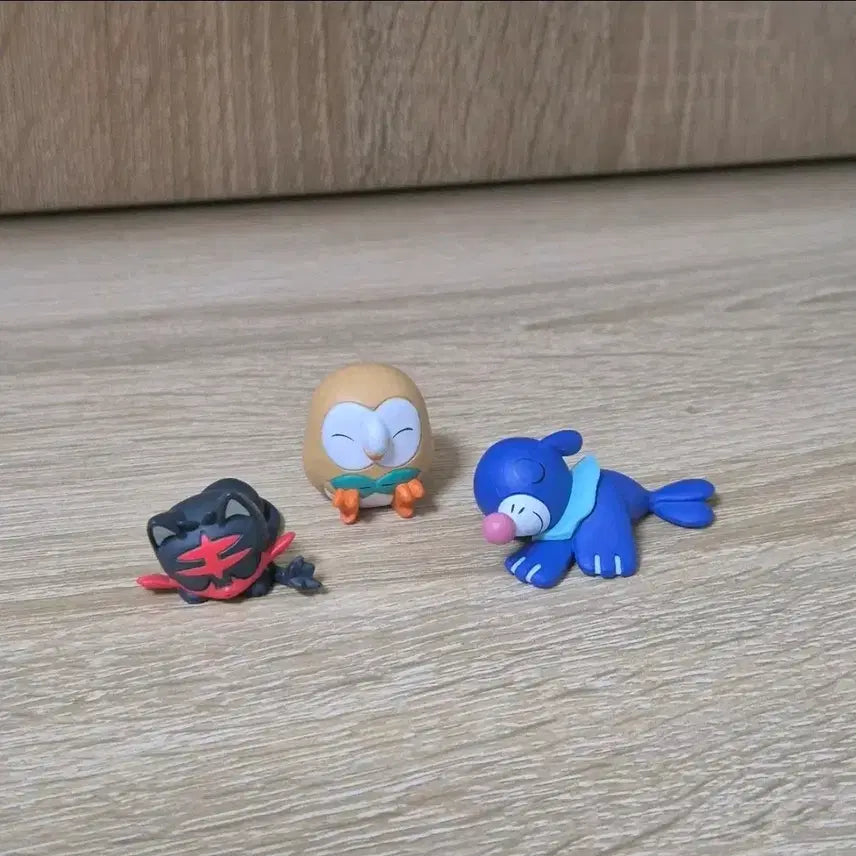 [BUNJANG] Pokemon 7th Generation Starter Figure Set / 급처) 포켓몬 피규어 고전 가챠 7세대 스타팅 세트