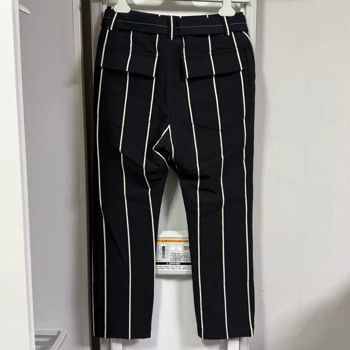 [BUNJANG] Brunello Cucinelli Striped Cotton Belted Pants / 브루넬로쿠치넬리 여성 바지