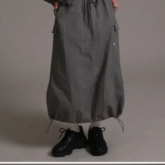 [BUNJANG] Like The Most Cargo String Long Skirt / 새상품)) 라이크더모스트 카고 스트링 롱 스커트