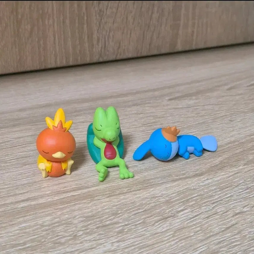[BUNJANG] Pokemon 3rd Generation Starter Set Figure / 급처) 포켓몬 피규어 고전 가챠 3세대 스타팅 세트