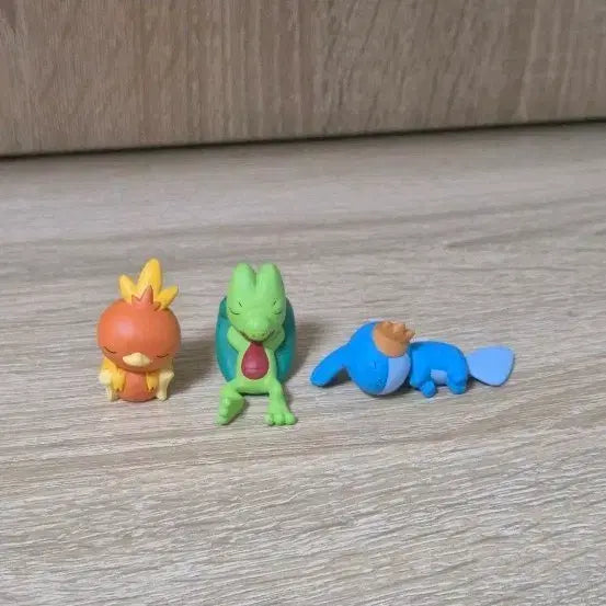 [BUNJANG] Pokemon 3rd Generation Starter Set Figure / 급처) 포켓몬 피규어 고전 가챠 3세대 스타팅 세트