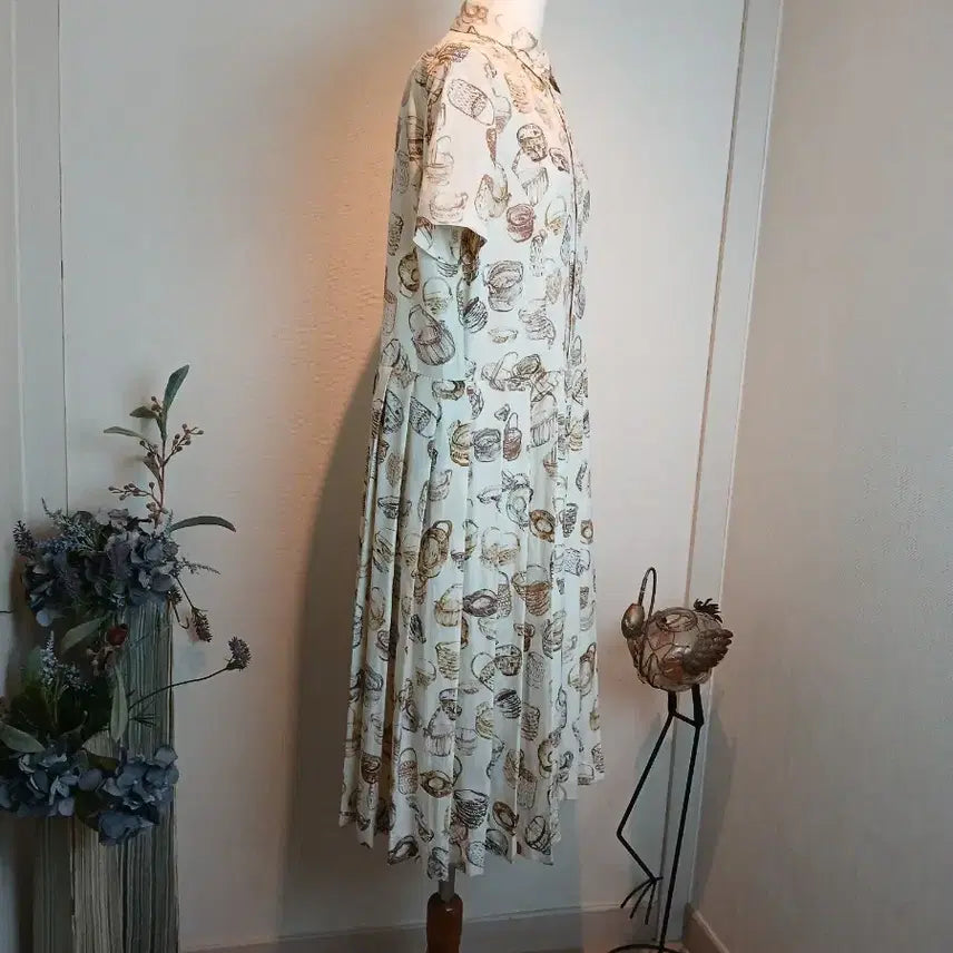 [SOLD OUT] 이태리 수입 명품 ZANINI자니니 실크원피스 사이즈42. 한국사이즈55