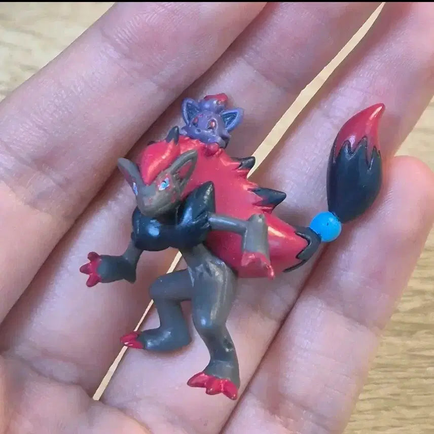 [BUNJANG] Pokemon Zoroark Evolution Set Figure / 포켓몬 피규어 고전 가챠 조로아 진화세트