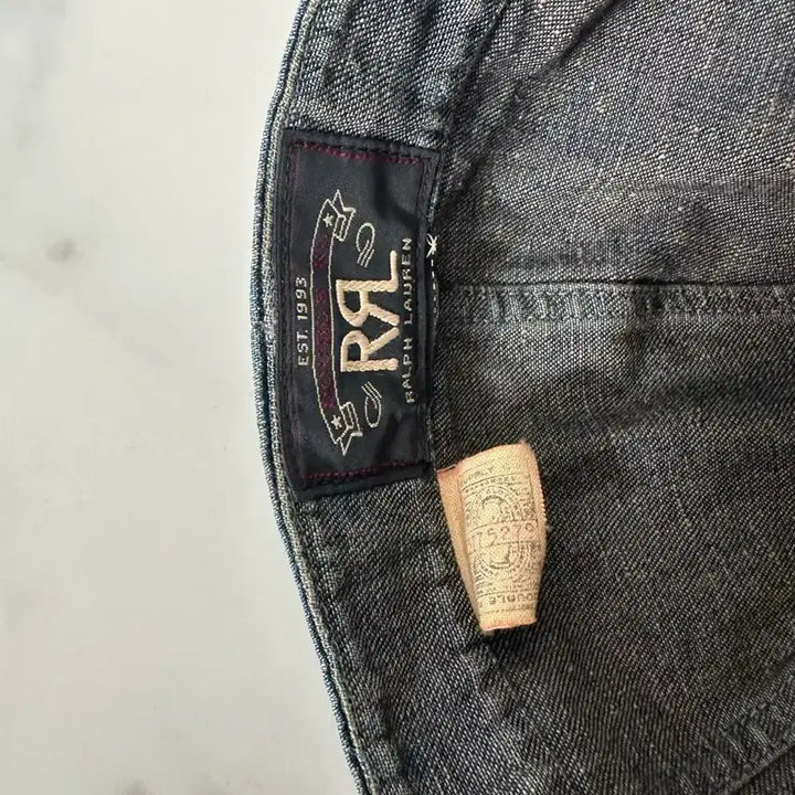 [BUNJANG] RRL Denim Cap Hat / 더블알엘 RRL 데님 캡모자