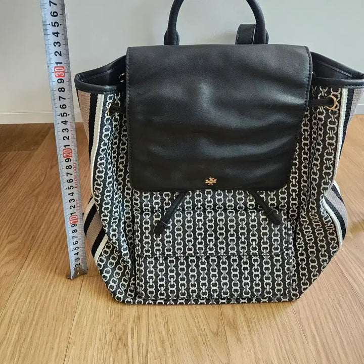 [BUNJANG] Tory Burch Gemini Link Canvas Backpack / 토리버치 제미나이 링크 캔버스 백팩