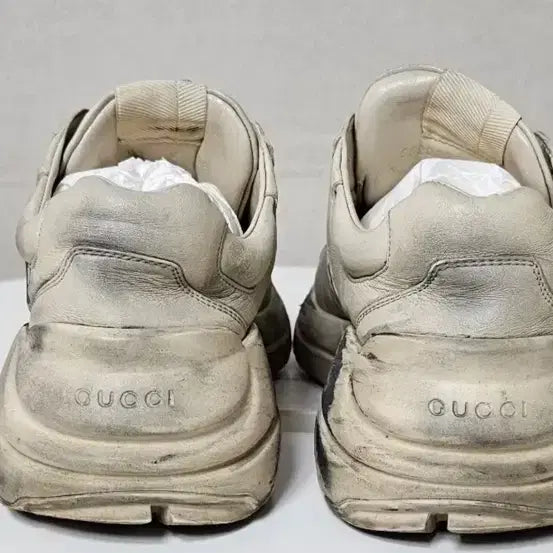 [BUNJANG] Gucci Rhyton Leather Sneakers / 구찌 입술 롸이톤 정품