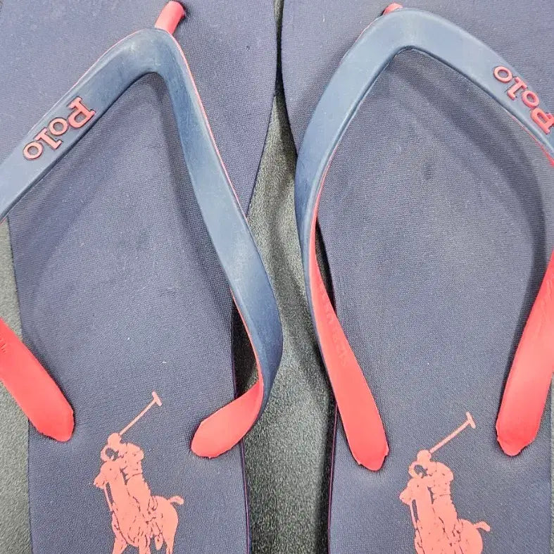 [BUNJANG] Polo Ralph Lauren Vault Big Pony Flip Flops / (택없는 새상품)폴로 랄프로넨 볼트 빅 포니 플립플랍 310mm