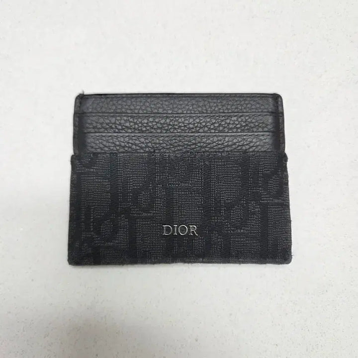 [SOLD OUT] 디올 오블리크 카드지갑 블랙