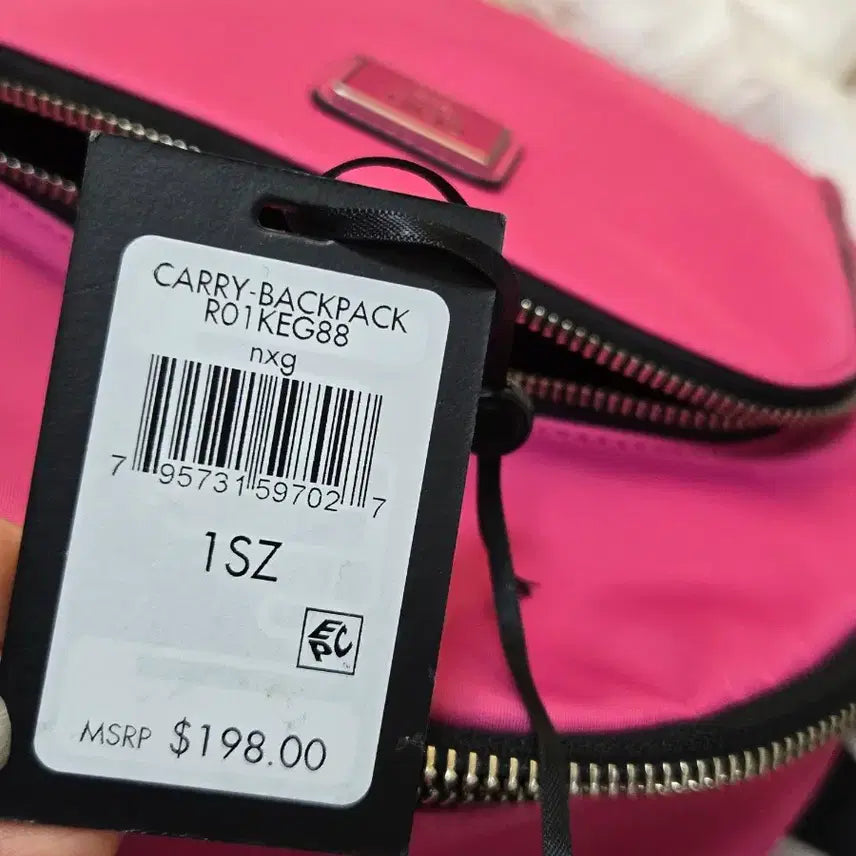[BUNJANG] DKNY Pink Nylon Backpack / DKNY 핑크색 백팩 가방 텍보유중 거의 새상품 컨디션