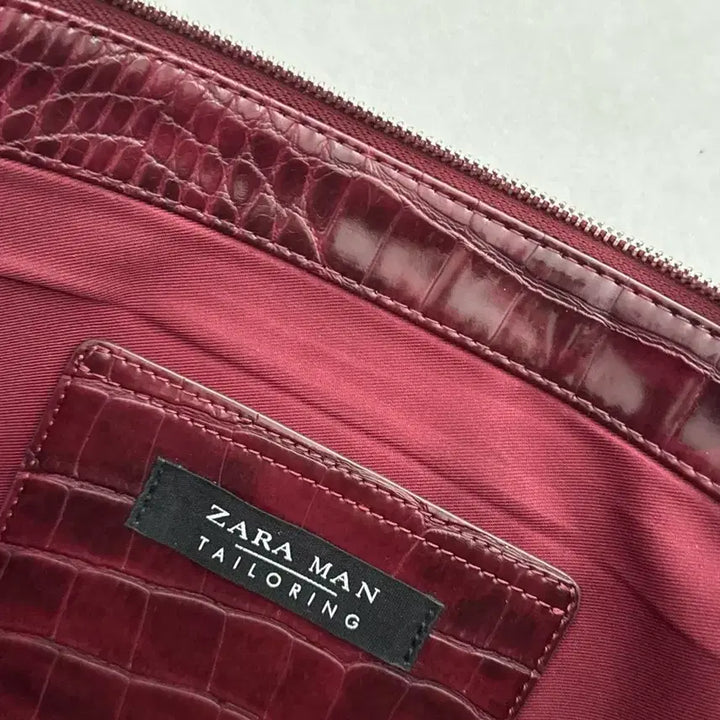 [SOLD OUT] ZARA MAN 자라 맨 클러치 버건디