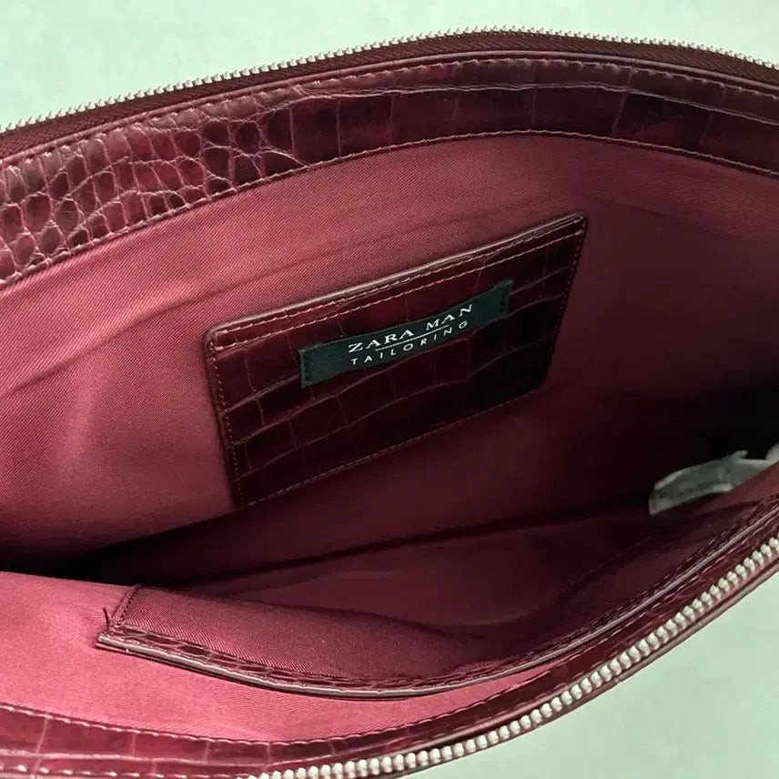 [SOLD OUT] ZARA MAN 자라 맨 클러치 버건디