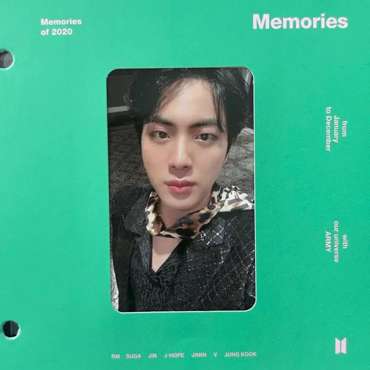 [BUNJANG] 방탄 2020 메모리즈 블루레이 포카 석진 진 / 방탄 2020 메모리즈 블루레이 포카 석진 진