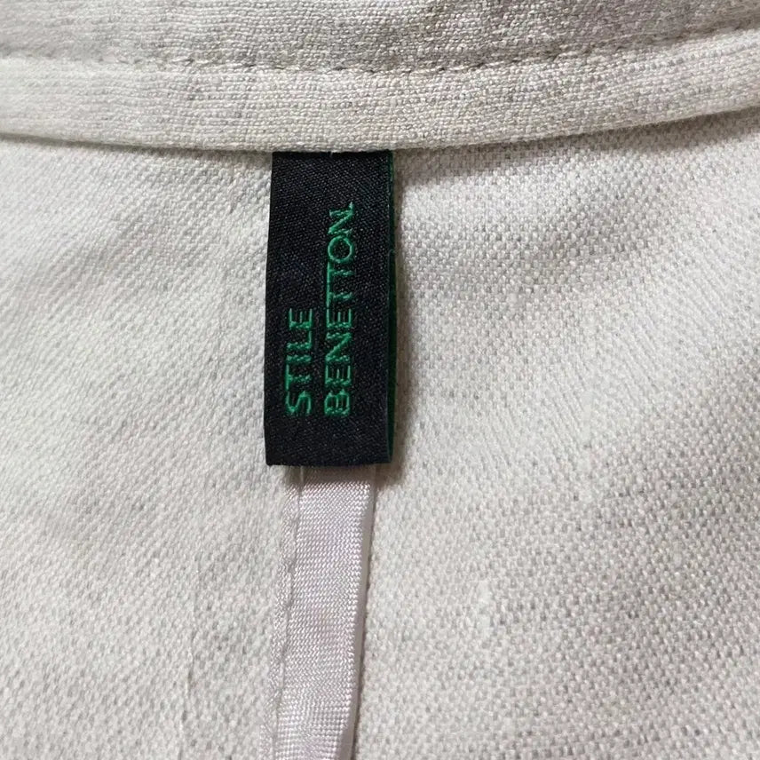 [BUNJANG] Benetton Linen Jacket / 베네통 마 자켓