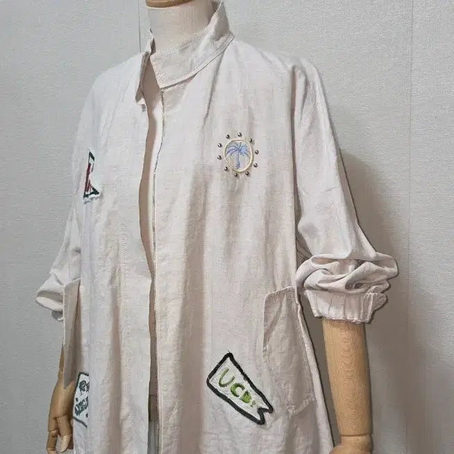 [BUNJANG] Benetton Linen Jacket / 베네통 마 자켓