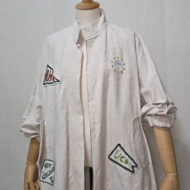 [BUNJANG] Benetton Linen Jacket / 베네통 마 자켓
