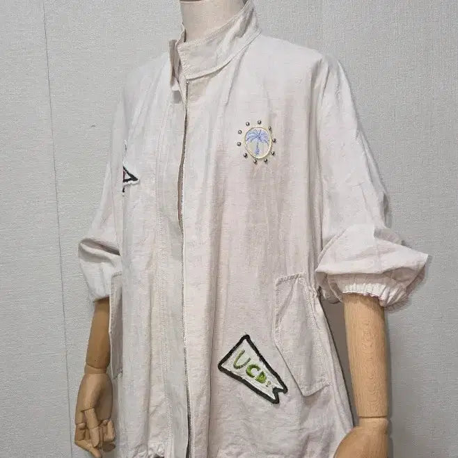 [BUNJANG] Benetton Linen Jacket / 베네통 마 자켓
