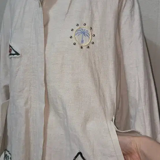 [BUNJANG] Benetton Linen Jacket / 베네통 마 자켓