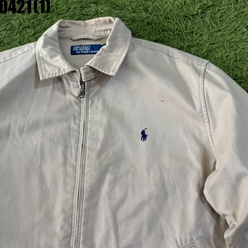 [SOLD OUT] 폴로 랄프로렌 베이지색 면 집업 자켓 L