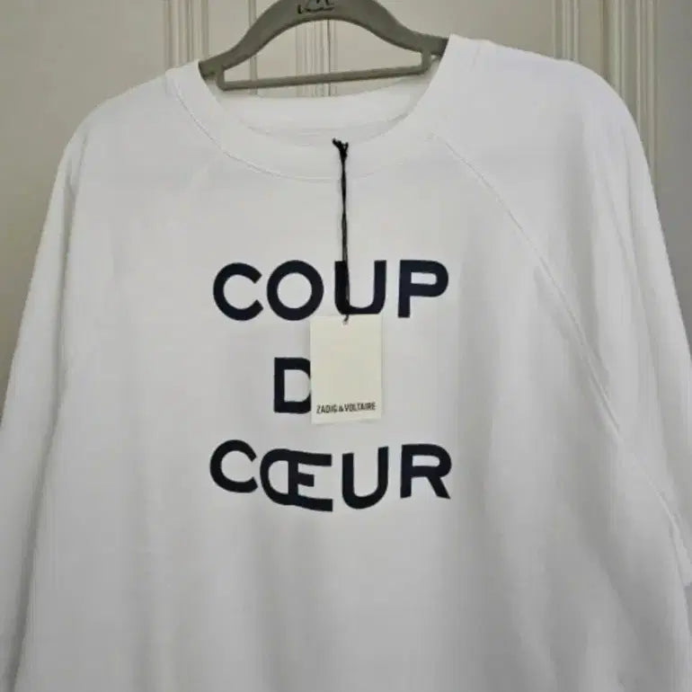[BUNJANG] 새상품)자딕엔볼테르 Coup de Coeur 맨투맨 티셔츠/자딕 맨투맨 / 새상품)자딕엔볼테르 Coup de Coeur 맨투맨 티셔츠/자딕 맨투맨
