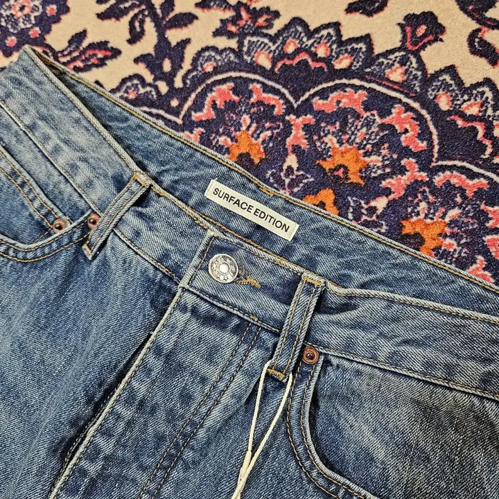 [SOLD OUT] 서피스에디션 로스트 스트레이트 데님 팬츠 S size