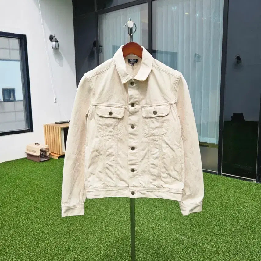 [BUNJANG] A.P.C. Cream Denim Jacket / 아페쎄 크림 데님 자켓